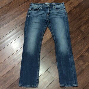 BKE Carter Straight Leg Distressed Denim Jeans Men's 36L